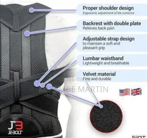 Ergonomic Posture Corrector and Back Support Brace