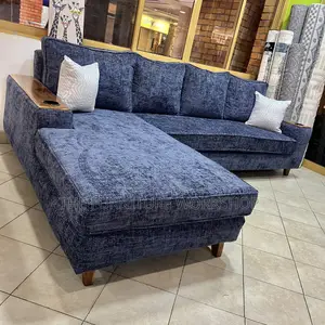 New L-Shaped Sofa with Springs