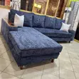 New L-Shaped Sofa with Springs - 1