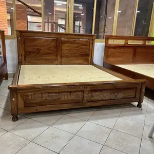6x6 Bed Frame with Mugavu Wood