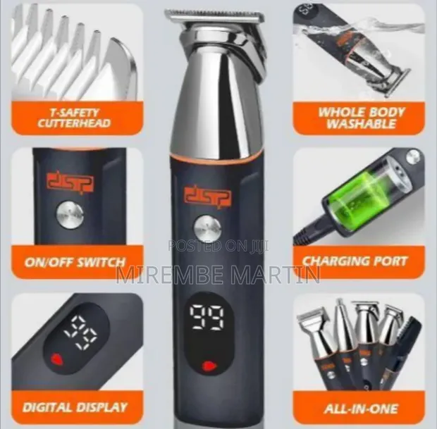 DSP Professional 5-in-1 Multi-Grooming Kit with Digital Display - 1