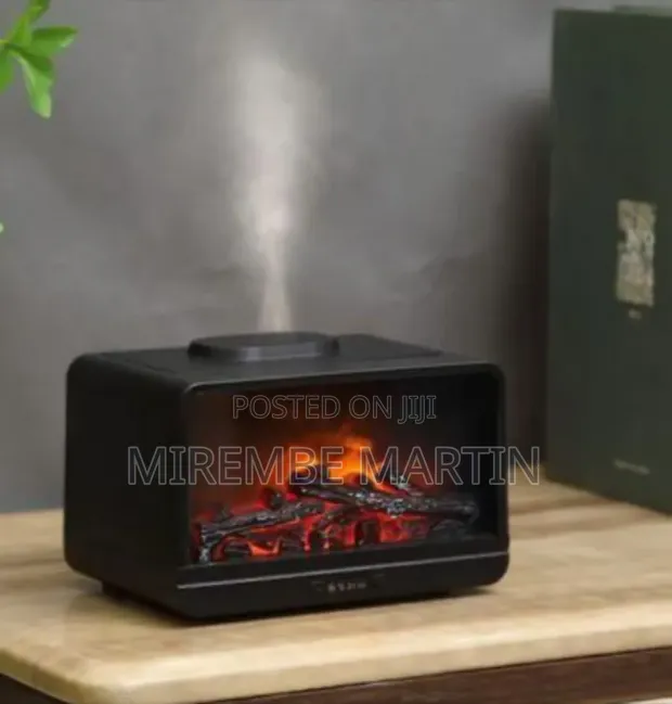Tabletop Electric Fireplace with Aroma Diffuser (300ml) - 1