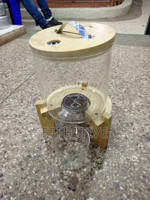 Glass Dry Food Dispenser with Bamboo Lid