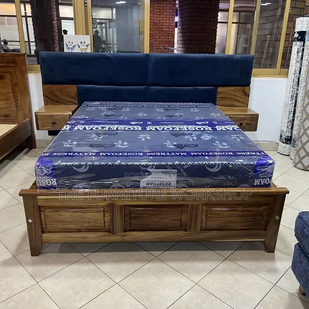 5x6 Bed Frame with 6 Drawers - 1