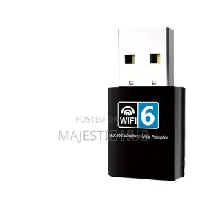 AX300 WiFi 6 USB Adapter, Dual-Band Wireless Dongle