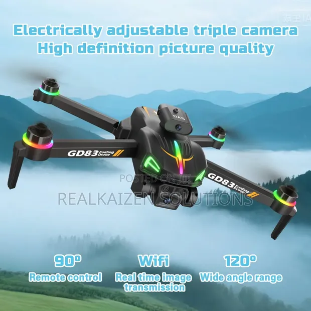 GD83 1080P HD Folding Drone with 360° Obstacle Avoidance - 1