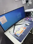 34" Curved Monitor Setup with Desktop - 4