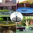 Floating Solar Water Fountain with 5 RGB LED Lights - 2