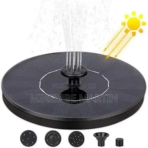 Floating Solar Water Fountain with 5 RGB LED Lights