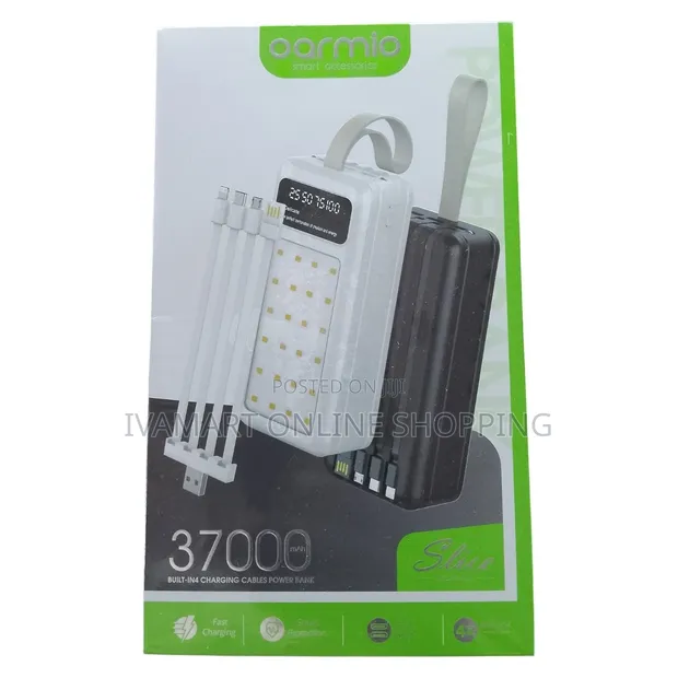 Oarmio 37,000mAh Power Bank with Emergency Lamp - 1