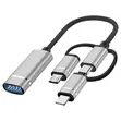 3-in-1 OTG USB Cable Adapter (Type-C/8-Pin to USB 3.0) - 1