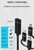 3-in-1 OTG USB Cable Adapter (Type-C/8-Pin to USB 3.0) - 3