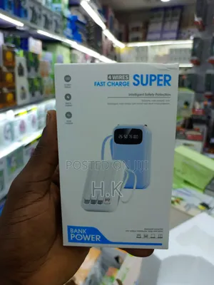 Portable 4-Wire Fast Charge Power Bank
