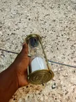 Vintage-Style Brass and Glass Hourglass Sand Timer - 4