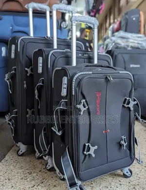 Dfavors Fabric Trolley Suitcase Set (3pc)