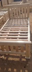 Plain Musambya Wooden Bed 3x6 - 1