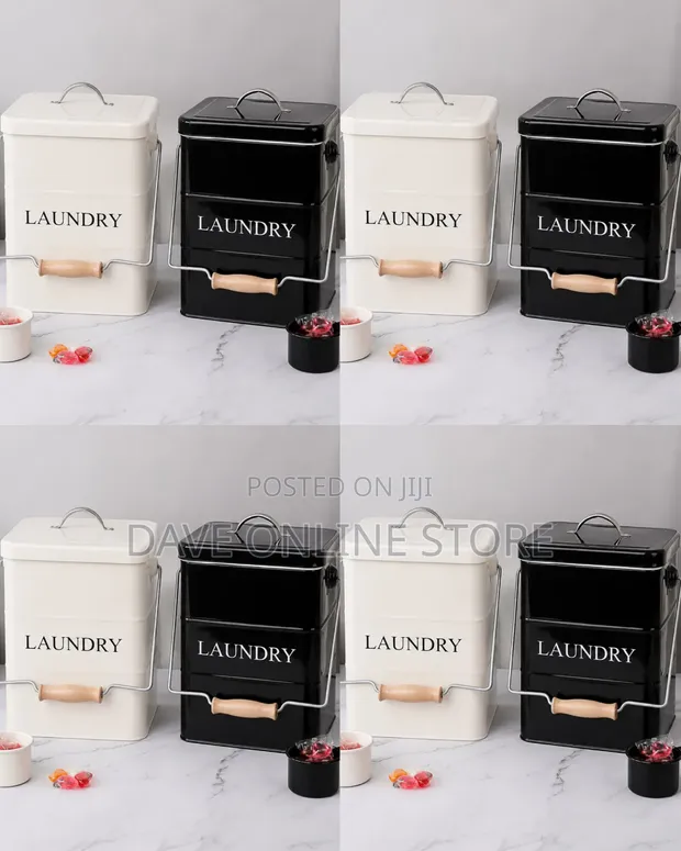 5L Metallic Laundry Detergent Box - 1
