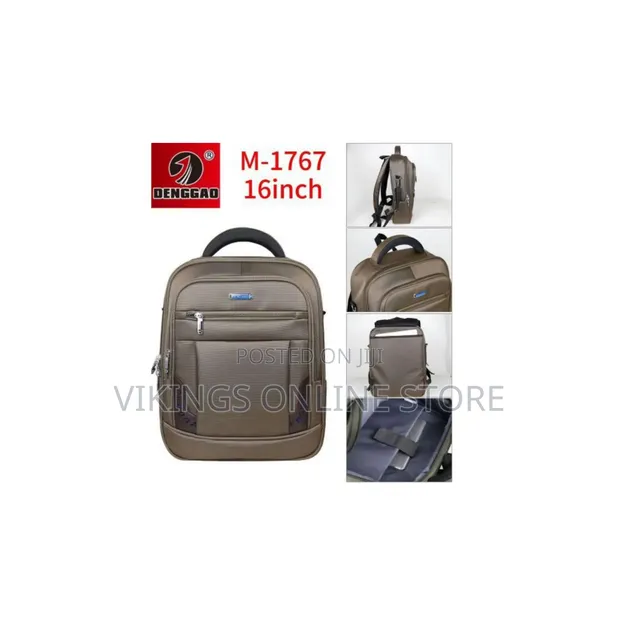 Denggao 16 Inch Classic Style Laptop Backpack - 1