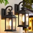 Simple Black LED Wall Light / Modern Wall Bracket - 1