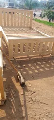 4x6 Bed Frame - Varnish Color - 1
