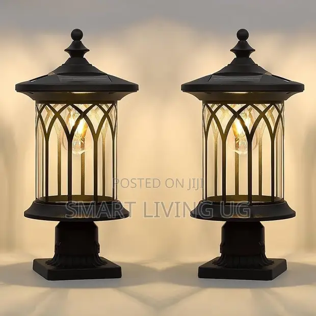 Vintage Industrial Globe Outdoor Gate Pillar Light - 1