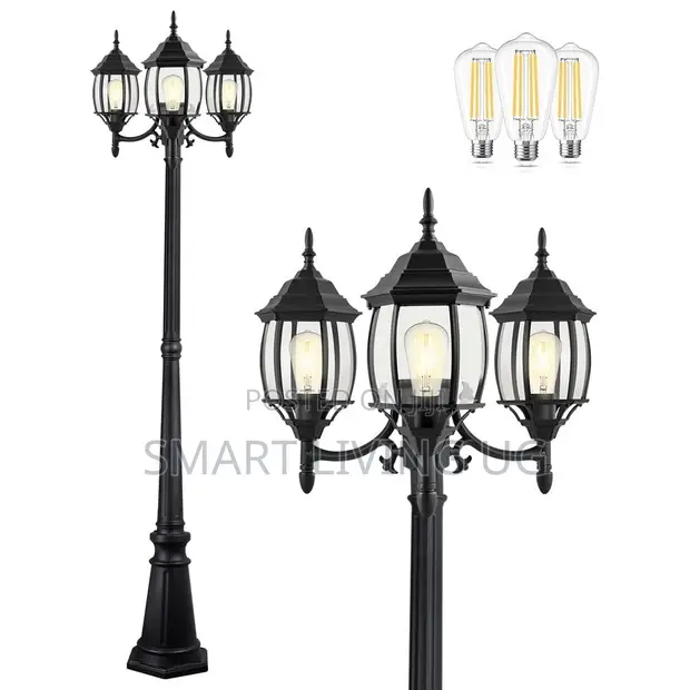 Sleek Aluminum Outdoor Garden Path Pillar Lamp - 1