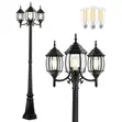 Sleek Aluminum Outdoor Garden Path Pillar Lamp - 1