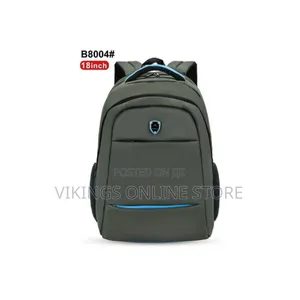 18 Inch Anti-Theft Travel Laptop Backpack - Multicolor