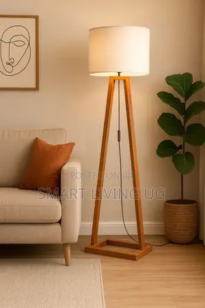 Stylish Wooden Floor Lamp - LED