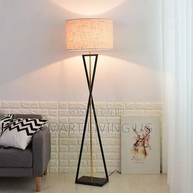 Simple Steel Floor Lamp for Bedroom & Sitting Room - 1