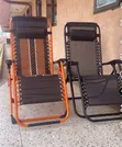 Adjustable Folding Zero Gravity Lounge Chairs - 1