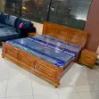 6x6 Mahogany Bed - Brand New - 1