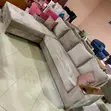 Corduroy L Sofa Set - Brand New - 1