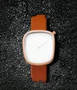 Pebble Minimalist PU Leather Quartz Women's Watch - 2
