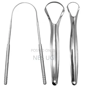 3-Piece Stainless Steel Tongue Scraper Set