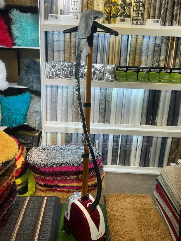 A&Bt Upright Garment Steamer with Vertical Support Pole - 1