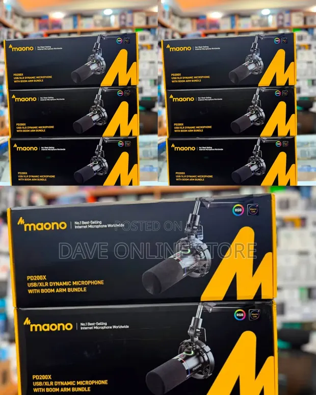 Maono PD200X USB/XLR Dynamic Microphone - 1