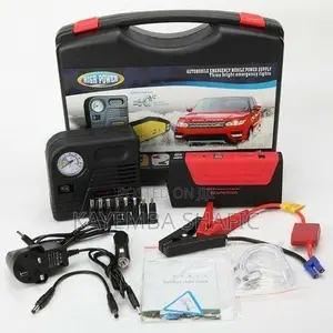 High Power 12V Multi-Function Car Jump Starter & Air Compressor Kit