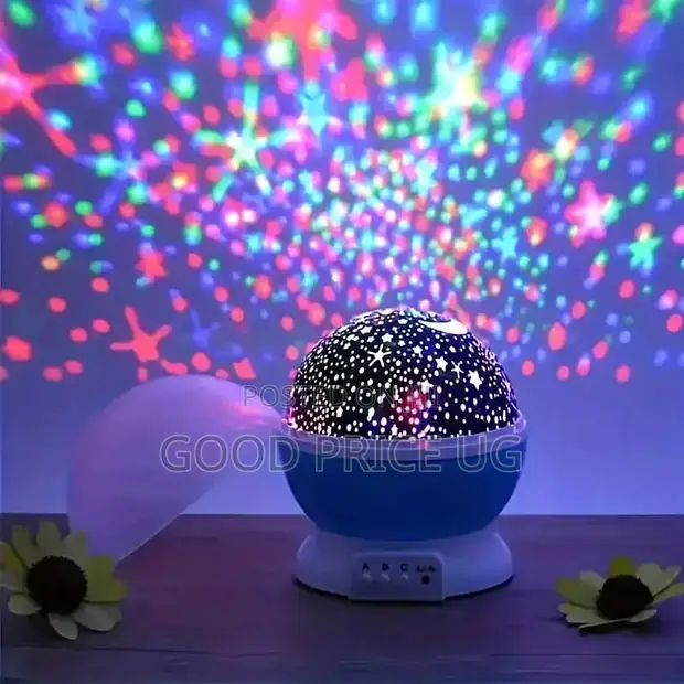Rotating Star Projector Night Light Lamp - 1