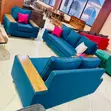 Blue 6 Seater Sofa Set - Senana Hypermarket - 1