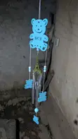 Teddy Bear & Eiffel Tower Wind Chime - 1