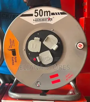 Luckiestar 50M Heavy Duty Extension Cable Reel