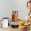 Stainless Steel Vertical Electric BBQ Grill - 1