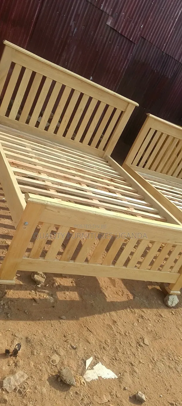 5x6 Strong Musambya Wooden Bed - 1