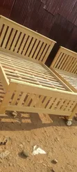 5x6 Strong Musambya Wooden Bed - 2