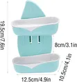Soap Bar Holder 2-Pack, Double-Layer Wall-Mounted - 4