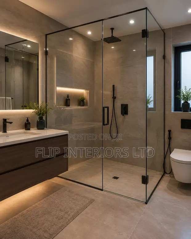 Frameless Glass Shower Enclosure Design & Installation - 1