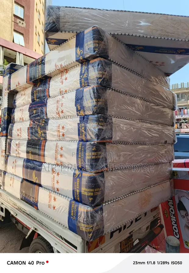 Dynasty Mattress High Density Fiber Mattress 5x6x8 Inches - 1