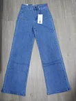 High Quality Wide Leg Jeans - Blue - 1