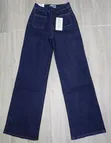High Quality Wide Leg Jeans - Blue - 2